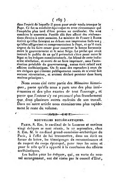 L'ami de la religion et du roi journal ecclesiastique, politique et litteraire