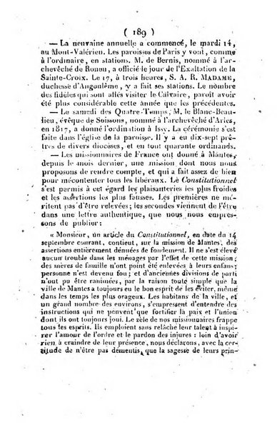 L'ami de la religion et du roi journal ecclesiastique, politique et litteraire