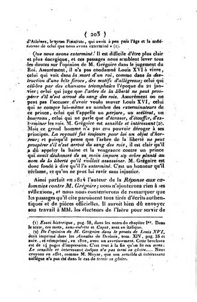 L'ami de la religion et du roi journal ecclesiastique, politique et litteraire