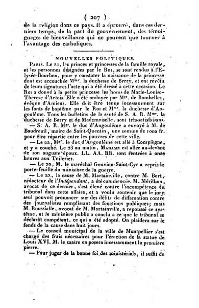 L'ami de la religion et du roi journal ecclesiastique, politique et litteraire