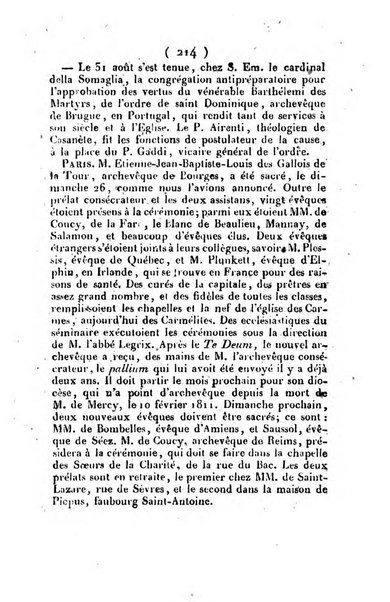 L'ami de la religion et du roi journal ecclesiastique, politique et litteraire