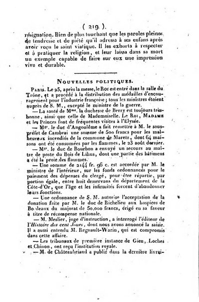 L'ami de la religion et du roi journal ecclesiastique, politique et litteraire