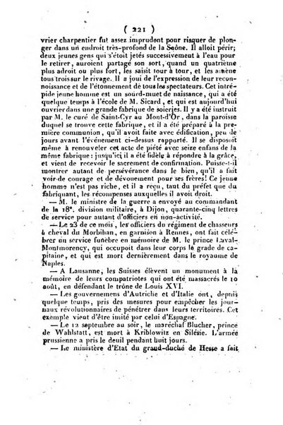 L'ami de la religion et du roi journal ecclesiastique, politique et litteraire