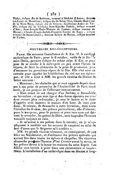 L'ami de la religion et du roi journal ecclesiastique, politique et litteraire