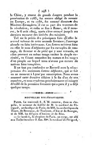 L'ami de la religion et du roi journal ecclesiastique, politique et litteraire