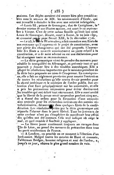 L'ami de la religion et du roi journal ecclesiastique, politique et litteraire