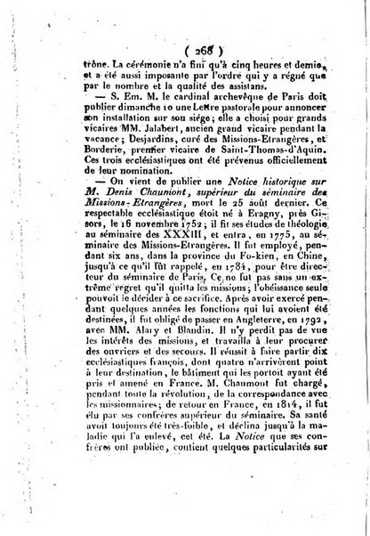 L'ami de la religion et du roi journal ecclesiastique, politique et litteraire