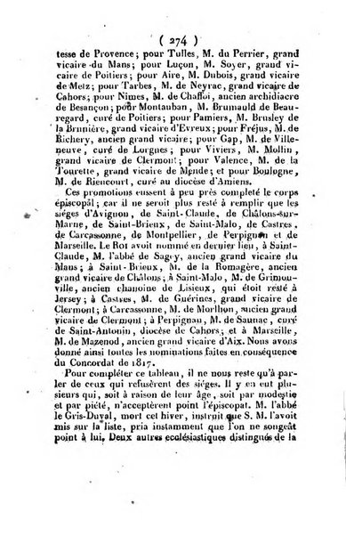 L'ami de la religion et du roi journal ecclesiastique, politique et litteraire