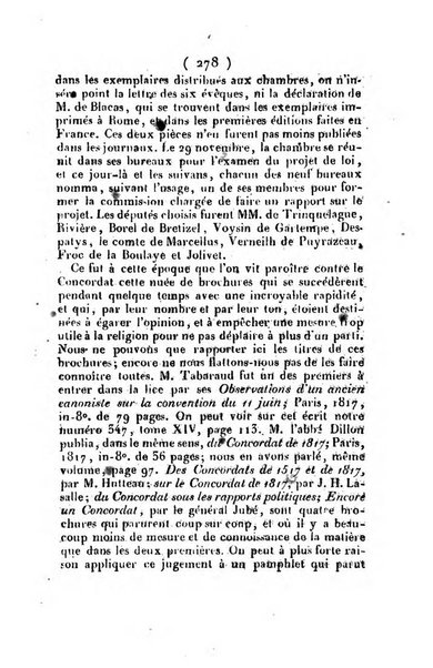 L'ami de la religion et du roi journal ecclesiastique, politique et litteraire