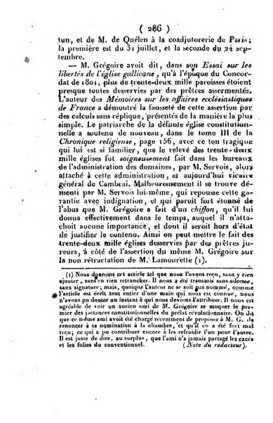 L'ami de la religion et du roi journal ecclesiastique, politique et litteraire