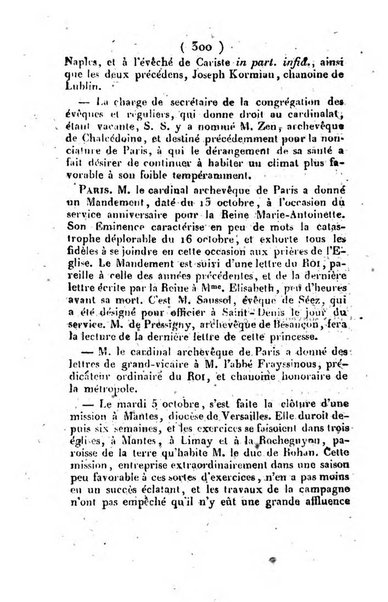 L'ami de la religion et du roi journal ecclesiastique, politique et litteraire