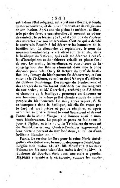 L'ami de la religion et du roi journal ecclesiastique, politique et litteraire