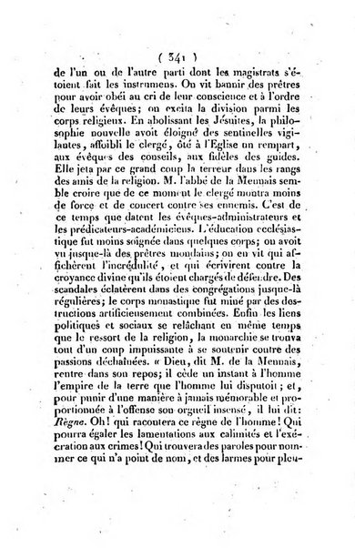 L'ami de la religion et du roi journal ecclesiastique, politique et litteraire