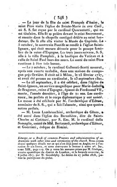 L'ami de la religion et du roi journal ecclesiastique, politique et litteraire