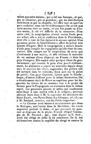 L'ami de la religion et du roi journal ecclesiastique, politique et litteraire