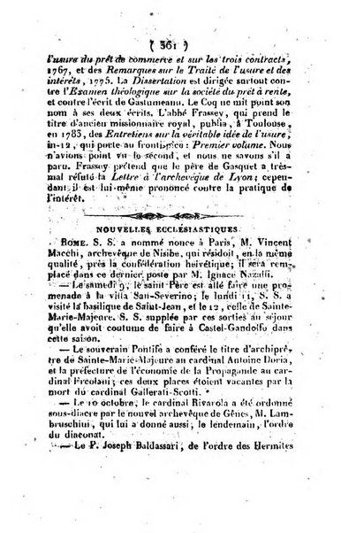 L'ami de la religion et du roi journal ecclesiastique, politique et litteraire