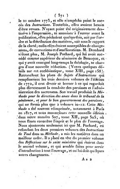 L'ami de la religion et du roi journal ecclesiastique, politique et litteraire