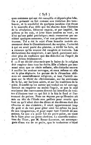 L'ami de la religion et du roi journal ecclesiastique, politique et litteraire