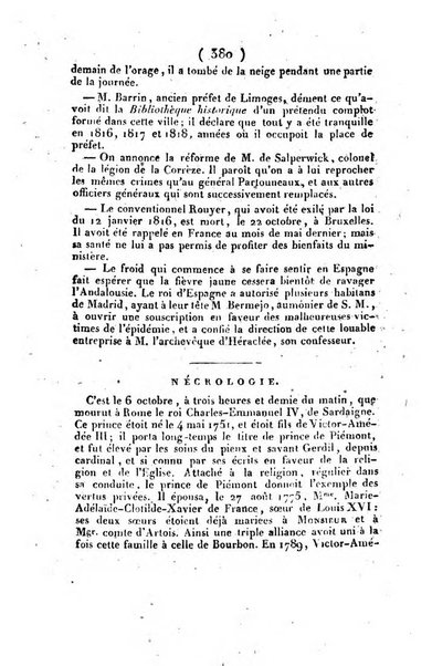 L'ami de la religion et du roi journal ecclesiastique, politique et litteraire