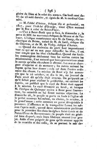 L'ami de la religion et du roi journal ecclesiastique, politique et litteraire