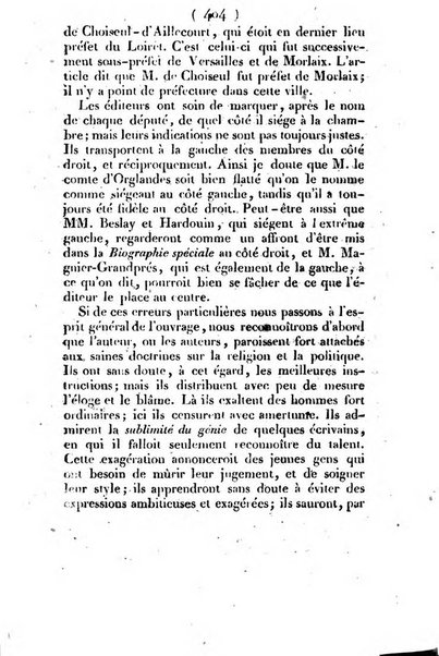 L'ami de la religion et du roi journal ecclesiastique, politique et litteraire