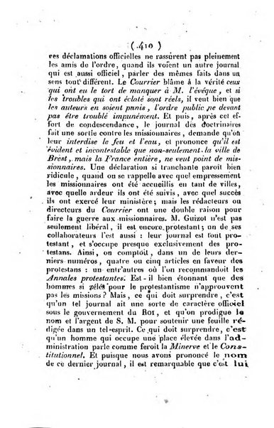 L'ami de la religion et du roi journal ecclesiastique, politique et litteraire