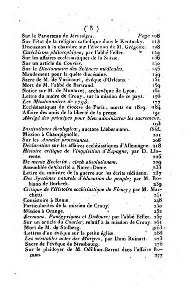 L'ami de la religion et du roi journal ecclesiastique, politique et litteraire