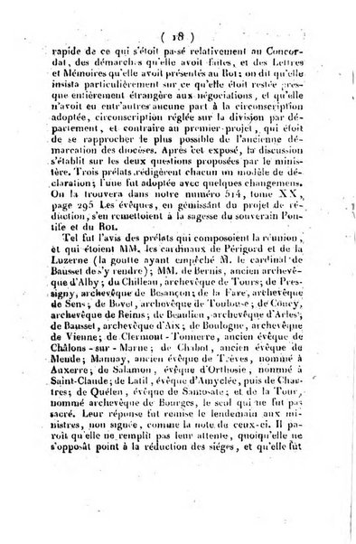 L'ami de la religion et du roi journal ecclesiastique, politique et litteraire