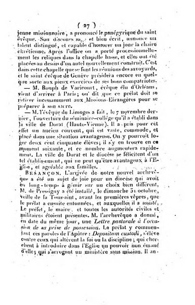 L'ami de la religion et du roi journal ecclesiastique, politique et litteraire