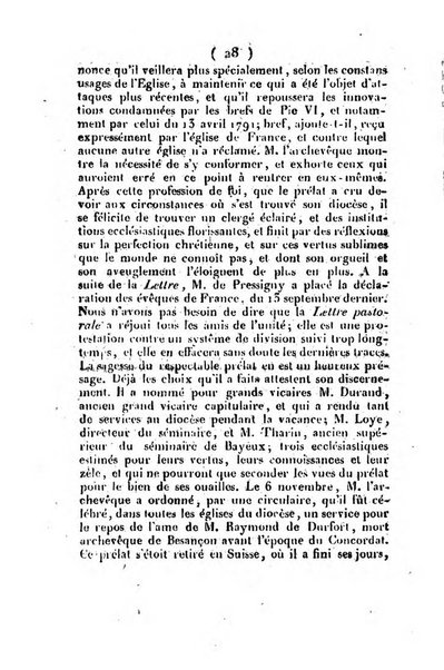 L'ami de la religion et du roi journal ecclesiastique, politique et litteraire