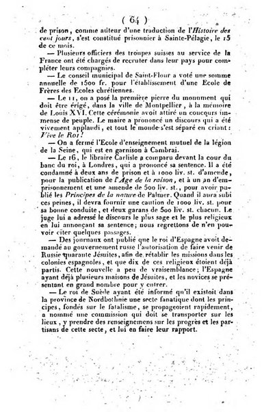 L'ami de la religion et du roi journal ecclesiastique, politique et litteraire