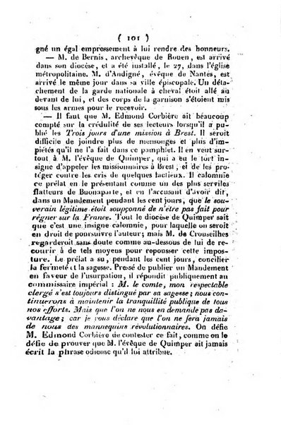 L'ami de la religion et du roi journal ecclesiastique, politique et litteraire