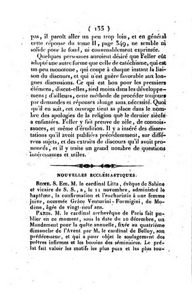 L'ami de la religion et du roi journal ecclesiastique, politique et litteraire