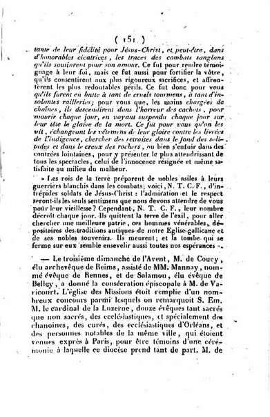 L'ami de la religion et du roi journal ecclesiastique, politique et litteraire