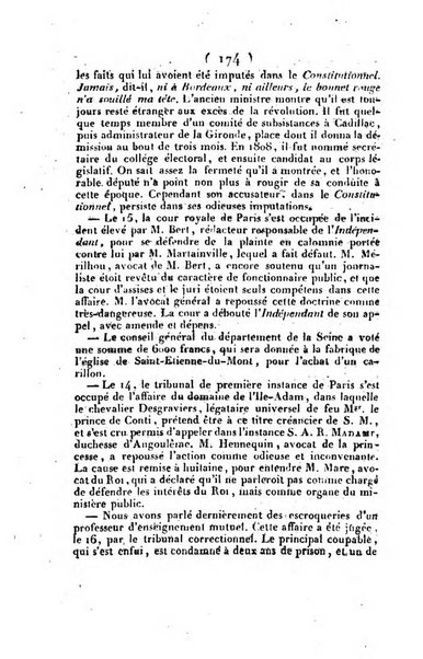 L'ami de la religion et du roi journal ecclesiastique, politique et litteraire