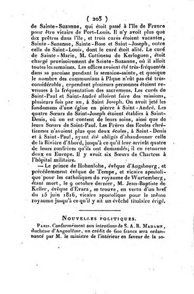 L'ami de la religion et du roi journal ecclesiastique, politique et litteraire