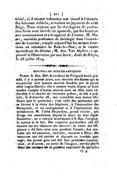 L'ami de la religion et du roi journal ecclesiastique, politique et litteraire