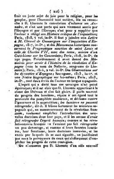 L'ami de la religion et du roi journal ecclesiastique, politique et litteraire