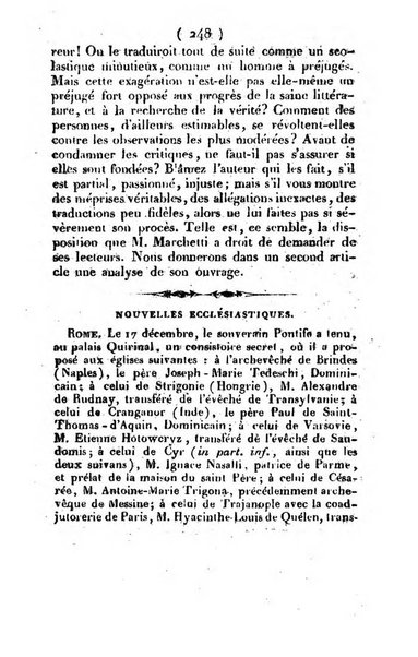 L'ami de la religion et du roi journal ecclesiastique, politique et litteraire