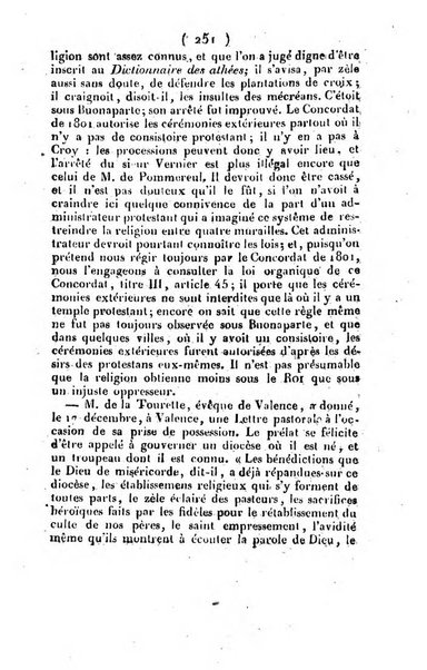 L'ami de la religion et du roi journal ecclesiastique, politique et litteraire