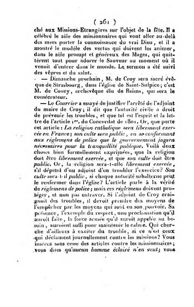 L'ami de la religion et du roi journal ecclesiastique, politique et litteraire