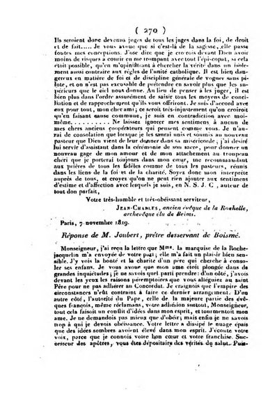 L'ami de la religion et du roi journal ecclesiastique, politique et litteraire