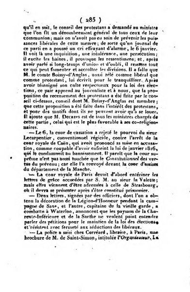 L'ami de la religion et du roi journal ecclesiastique, politique et litteraire