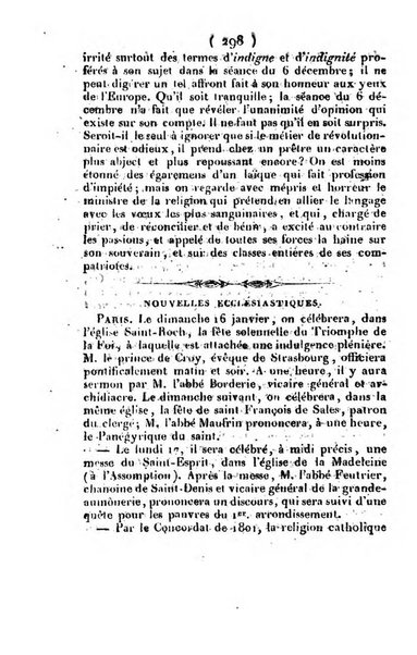 L'ami de la religion et du roi journal ecclesiastique, politique et litteraire