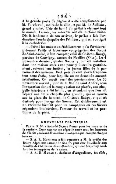 L'ami de la religion et du roi journal ecclesiastique, politique et litteraire