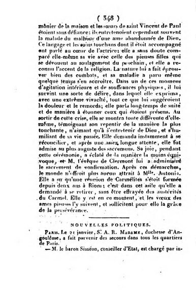 L'ami de la religion et du roi journal ecclesiastique, politique et litteraire