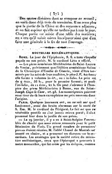 L'ami de la religion et du roi journal ecclesiastique, politique et litteraire