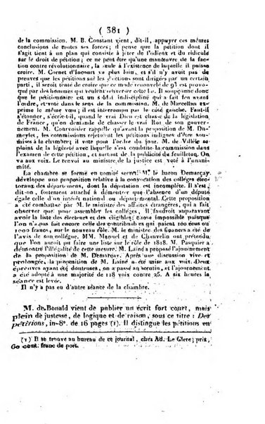 L'ami de la religion et du roi journal ecclesiastique, politique et litteraire