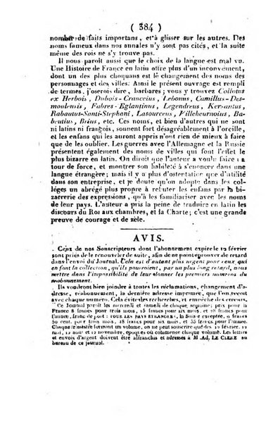 L'ami de la religion et du roi journal ecclesiastique, politique et litteraire