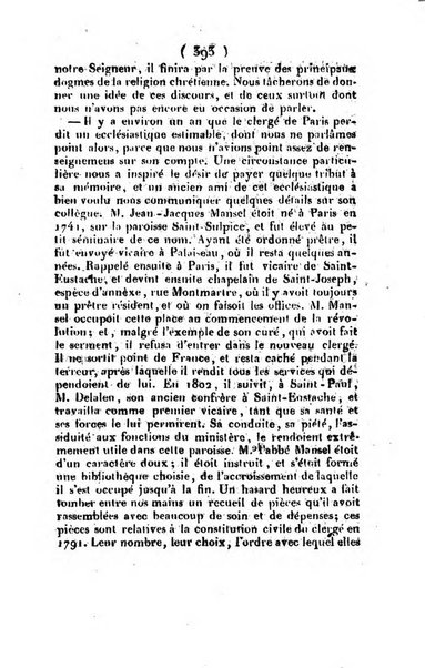 L'ami de la religion et du roi journal ecclesiastique, politique et litteraire